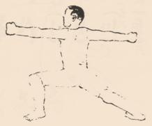 《潭腿圖說》 繪圖者：徐悲鴻 (1917) - Line 10 - drawing 2