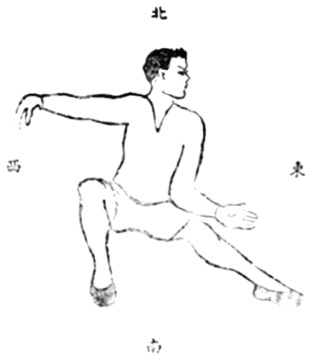 《武當嫡派太極拳術》 李壽籛 (1944) - drawing 41